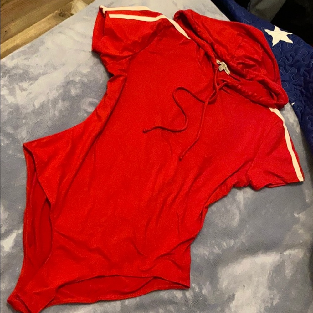 Red Fashion Leotard